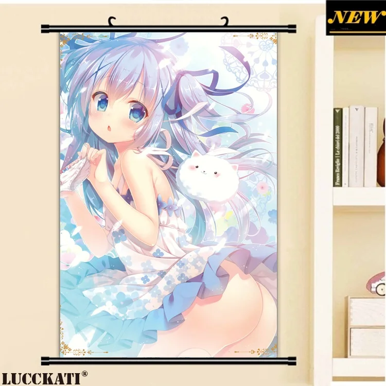 Gochiusa Gochuumon wa Usagi Desu ka кролик камелизия грудь пикантные соски мультфильм аниме