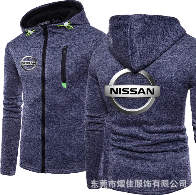 

NEW Print Autumn Men for Nissan Hoodies Zipper Sweatshirt Streetwear Jacket Mens Hooded Tracksuit