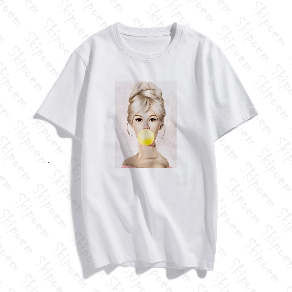 Звезда и чиклет копирует Мэрилин Монро Одри Хепберн женская футболка