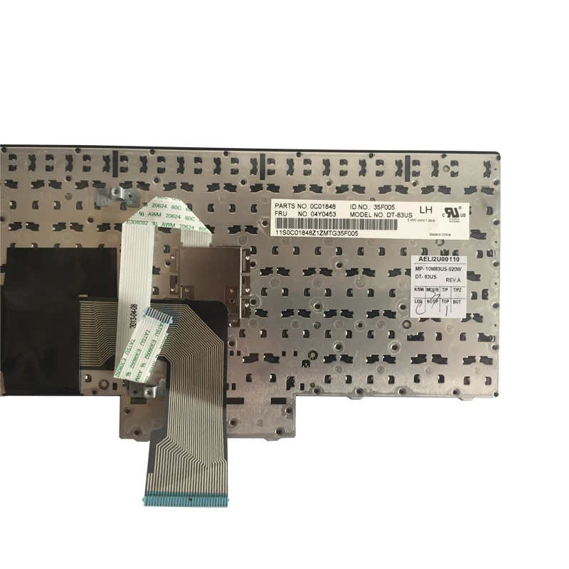Новая клавиатура для ноутбука LENOVO IBM E120 E125 X125 X121E X130E E220S S220 черная английская