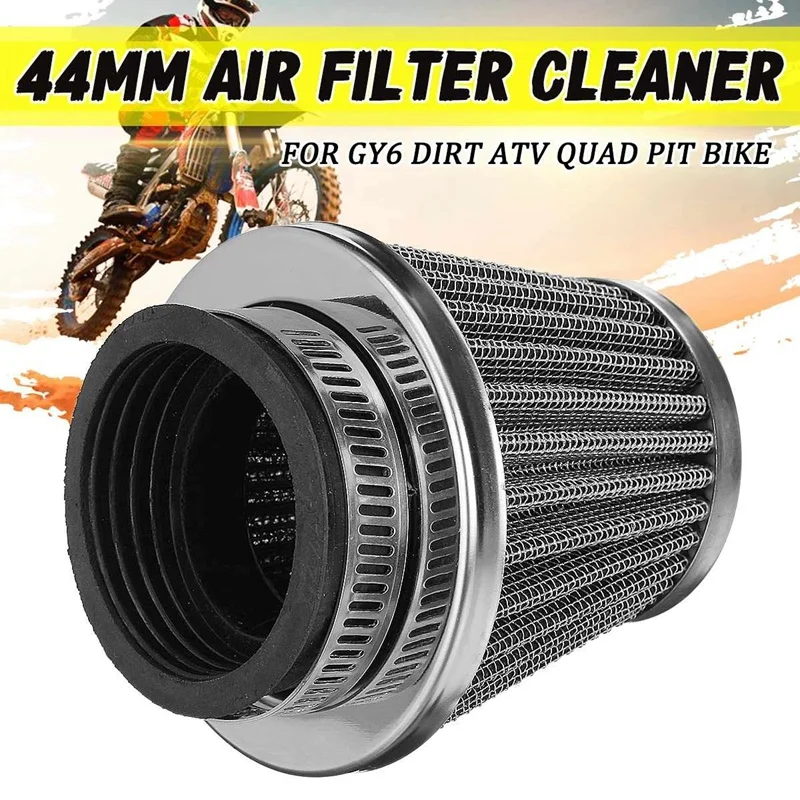 

44MM Universal Motorcycle Air Filter Elements Mushroom Head Pod Cleaner Double Foam Carburetor Air Filter Cleaner Intake