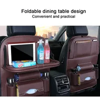 Car seat storage bag hanging bag multi-function dining table and chair back storage bag vehicle-mounted