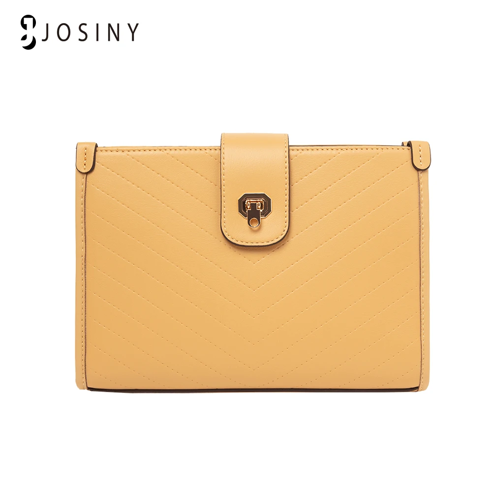 

JOSINY Women's Bag New Solid Hasp Niche Design Shoulder Bags Handbag Texture Armpit Bag