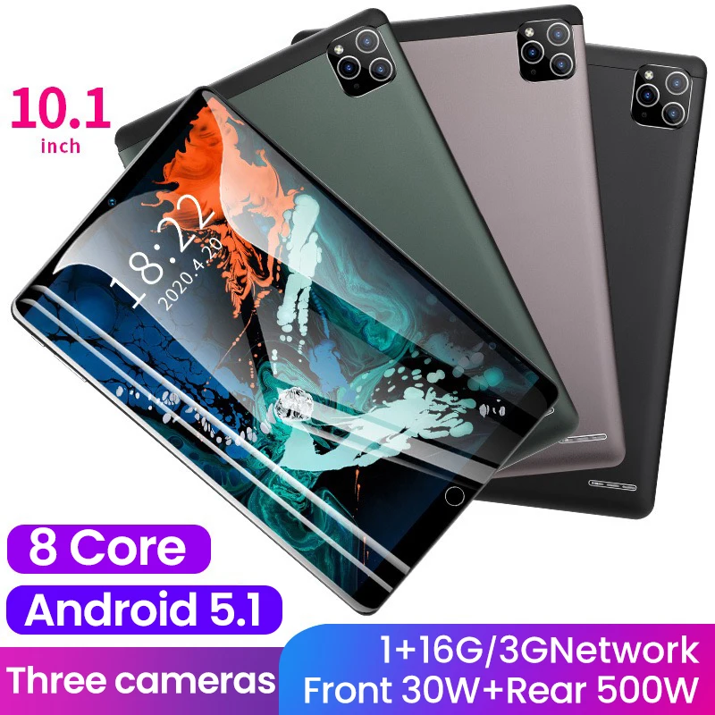 

New Tablet Pc 10.1 Inch Android 5.1 Tablets Octa Core Google Play 3G 4G LTE Phone Call GPS WiFi Bluetooth 10 Inch Glass Panel
