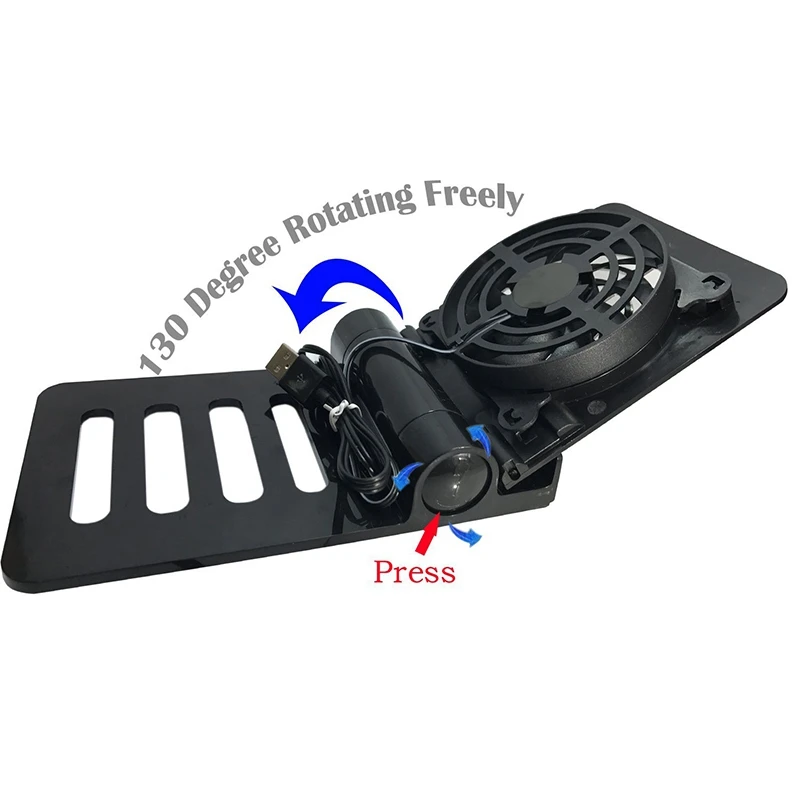 Настольный циркулятор воздуха вентилятор питания USB складная подставка для