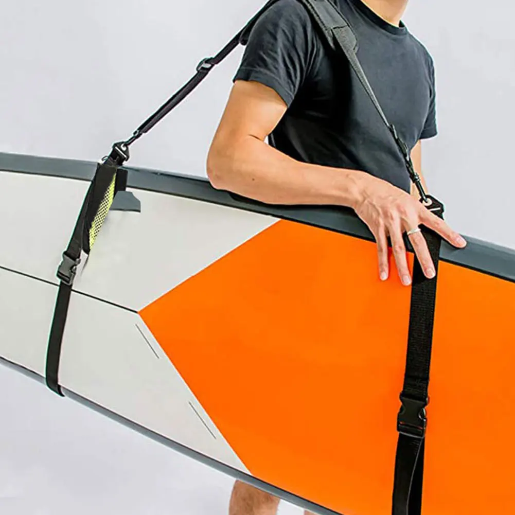 

Adjustable Surfboard Shoulder Strap Storage Sling Standing Up Paddle Carrying Belt Unisex For Kayaking Surfboards Pallet