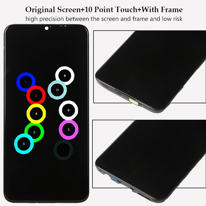 original display for realme 6i rmx2040 lcd display touch screen digitizer assembly replacement display for realme 6i screen free global shipping