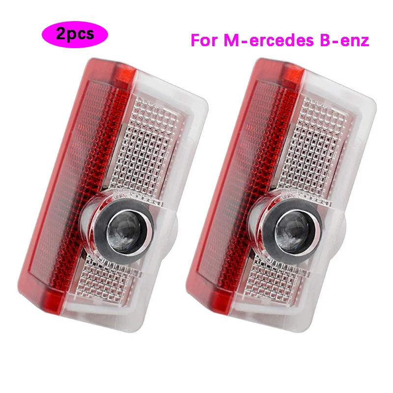 Светодиодные приветственные огни на дверь автомобиля логотип проектора для Mercedes