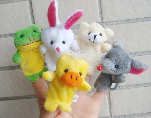 10Pcs/Lot Finger Puppet Toy Cartoon Animal Velvet Doll Baby Cloth Educational Hand Story Kids New | Игрушки и хобби