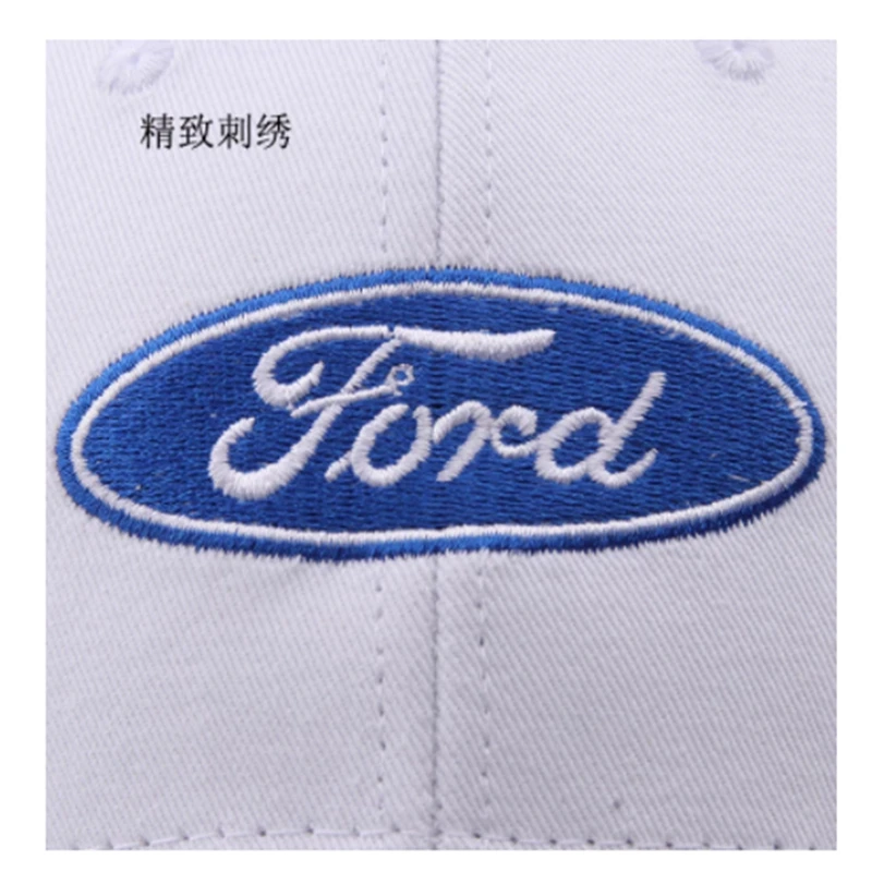

2021 New Style Metal Buckle Motocycle FORD Women Hat Unisex Embroidery Ford Car Brand Logo Casual Black Baseball Cap Men