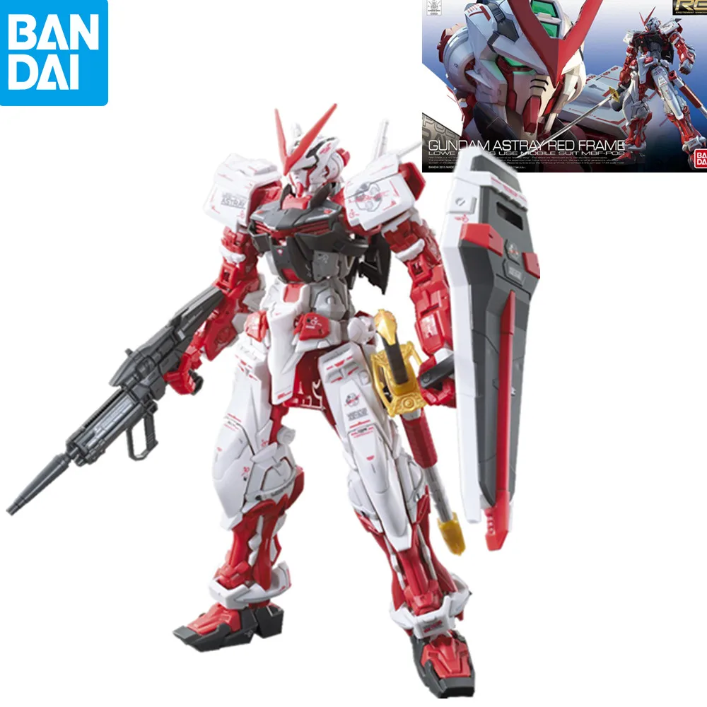 

Набор моделей Bandai Hobby RG 1/144 Gundam Astray Red Frame MBF-P02, коллекционные сборные игрушки для взрослых и детей