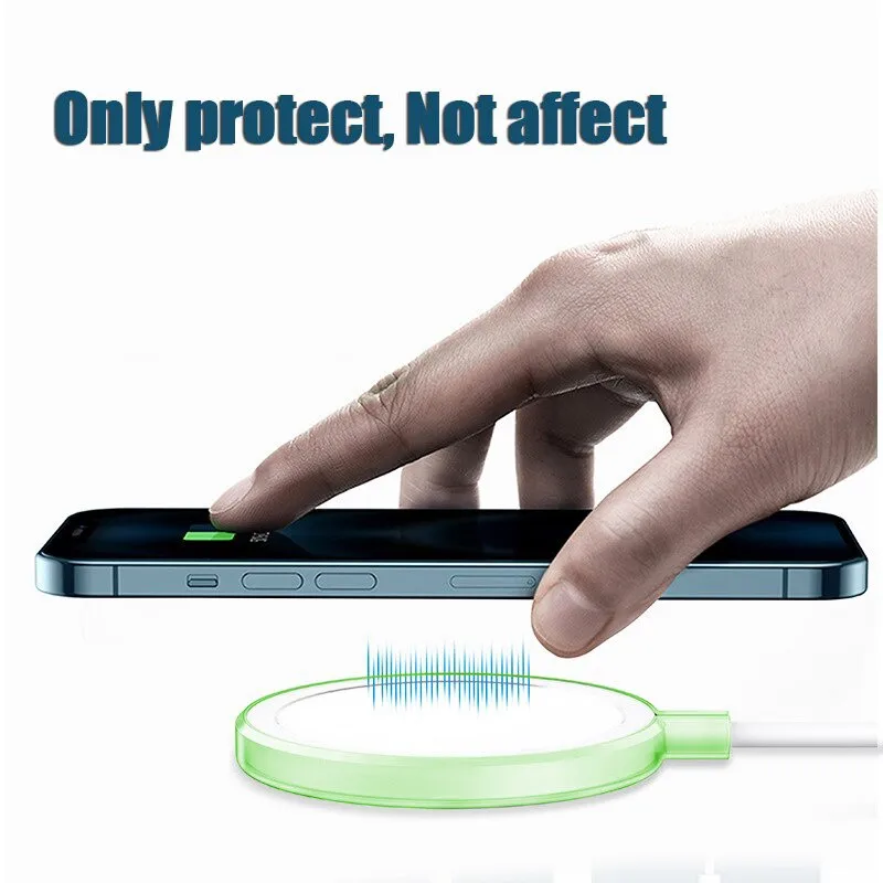 Чехол для iPhone 12 Mac безопасный магнитный чехол беспроводного зарядного устройства