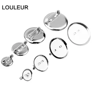 Круглая брошь в форме кабошона, 50 шт.лот, 15202530 мм