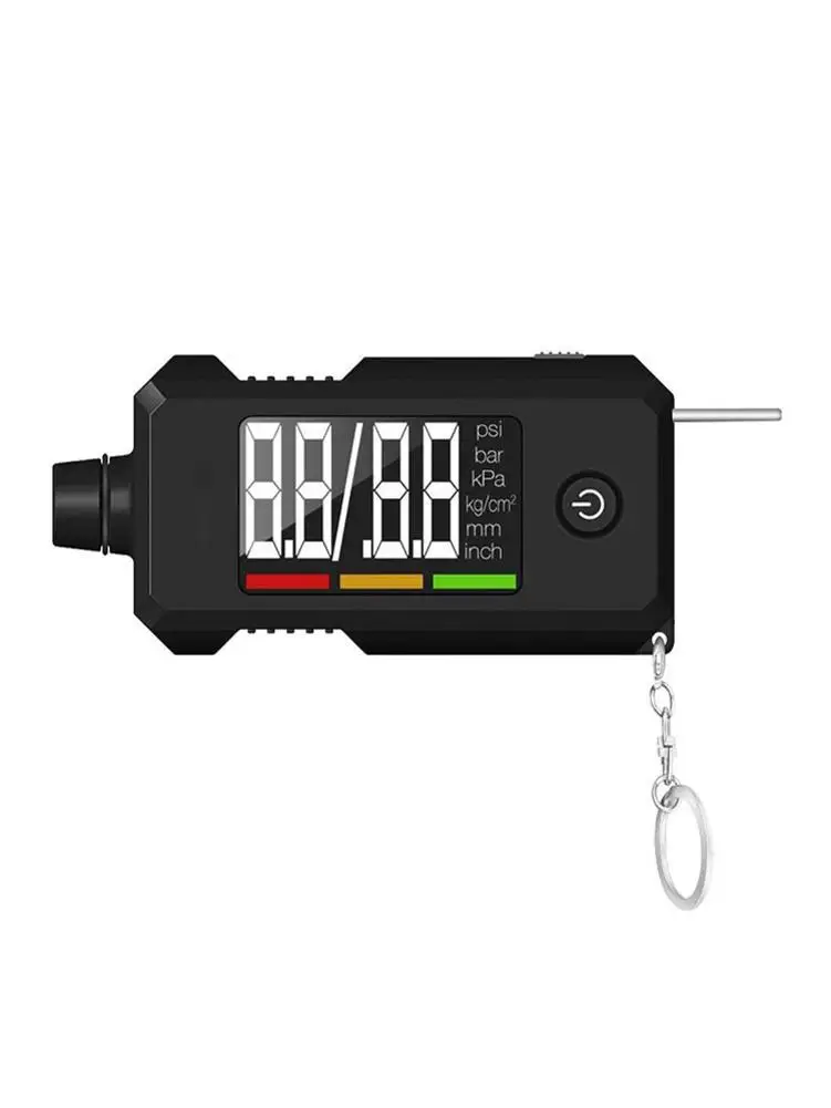 Цифровой измеритель глубины протектора шин 2 в 1 TPMS с ЖК-дисплеем манометр