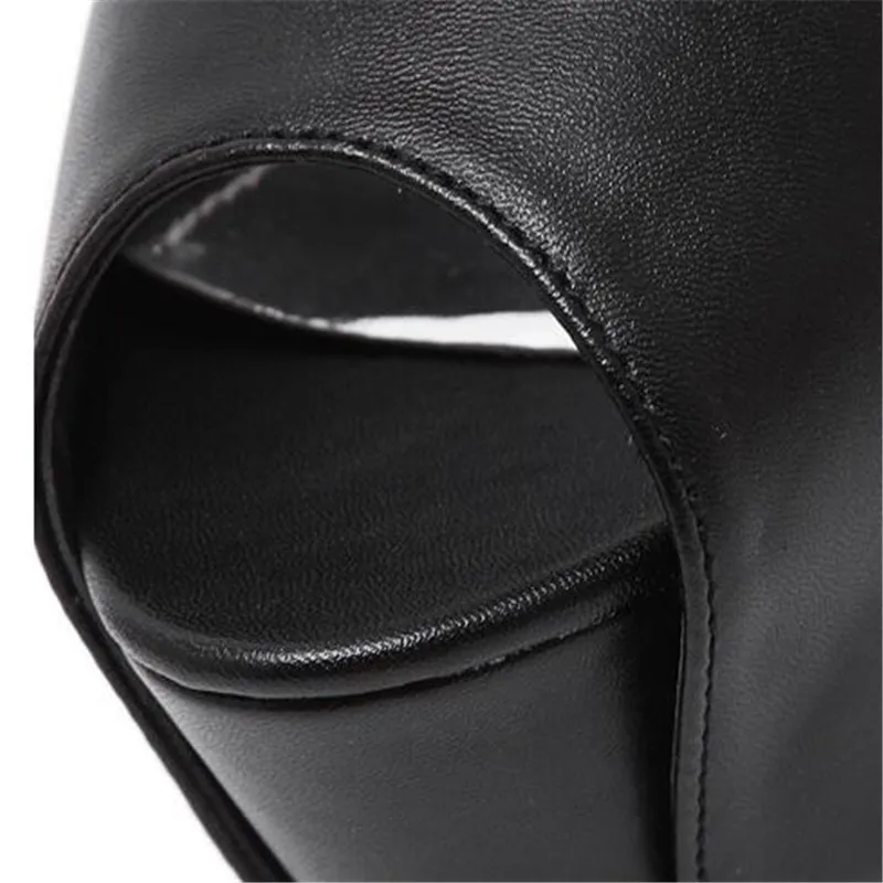 

Women Fashion Oper Toe High Heels Sandals 14cm Sexy Stripper Shoes Party Pumps Shoes Women Gladiator Platform Sandals Size 34-39