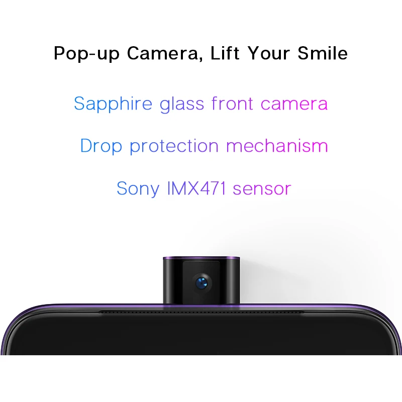 realme X 64G/128 г Snapdragon 710 мобильный телефон 6,53 ''Full Экран всплывающее окно Передняя камера мобильного телефона 20 Вт VOOC Быстрая зарядка 3,0