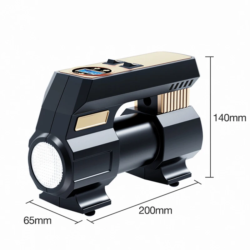 

12V Portable Electric Car Air Pump Tire Inflator Pump Car Air Compressor Auto Tyre Pumb for Automobile Car Motorcycle Bicycle