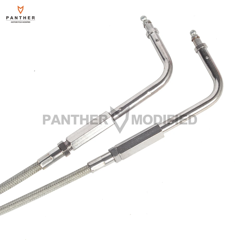 2 шт. 31-3/4 &quot80 см мотоциклетный Дроссельный кабель Moto speed line Чехол Для Harley Sportster XL883