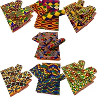 2022 guaranteed real wax africain ankara print kente batik fabric tissu ghana patchwork sewing dress craft diy pagne 100 cotton