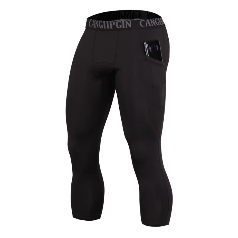 

Брендовые мужские трико для бега, тренировочные штаны для спортивного зала, быстросохнущие Компрессионные Леггинсы для баскетбола, базовы...