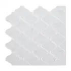 Легкая плитка Каррара 3D наклейка против плесени самоклеящиеся мраморные обои водостойкая кухонная плитка для очистки и приклеивания