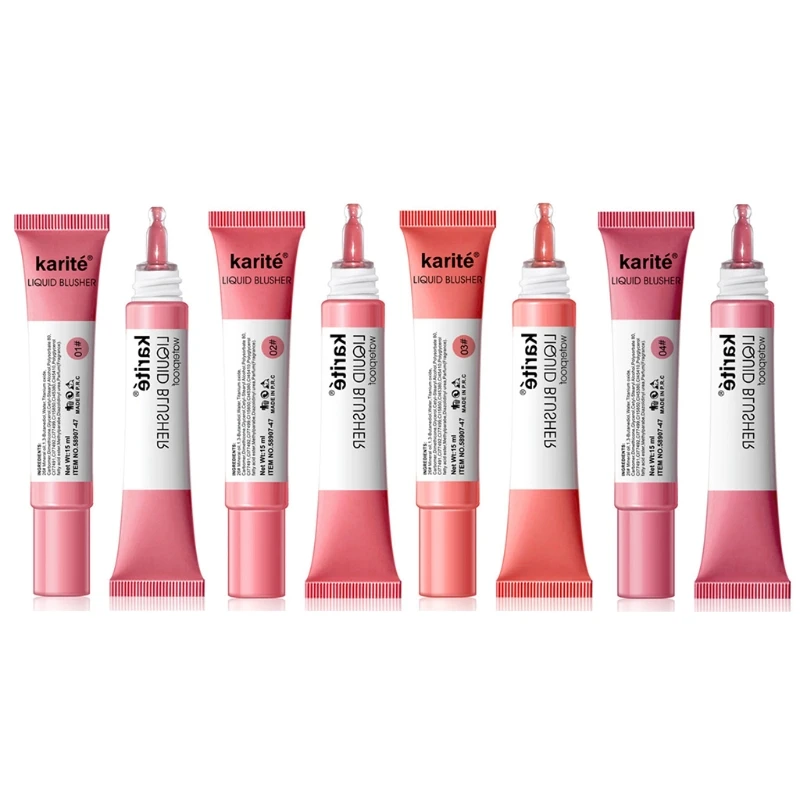

15ml Waterproof Liquid Blusher Makeup Natural Cheek Blush Gel Cream Cosmetic