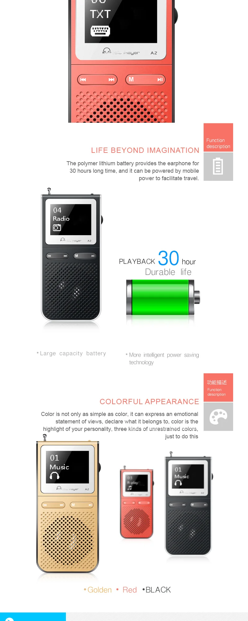IQQ Hifi Mp3 плеер с Lound говорить и 8 Гб может играть 100 часов Встроенный fm радио Поддержка расширить до 128 Портативный плеер