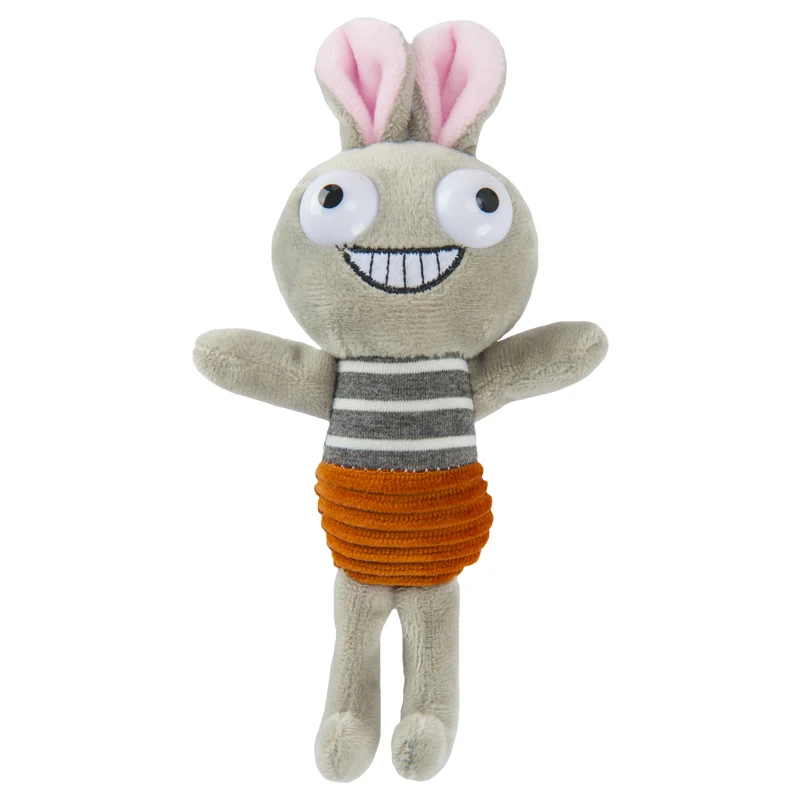 

Happy big eyes creative cartoon plush toy doll soft stuffed baby gift doll bag key pendant