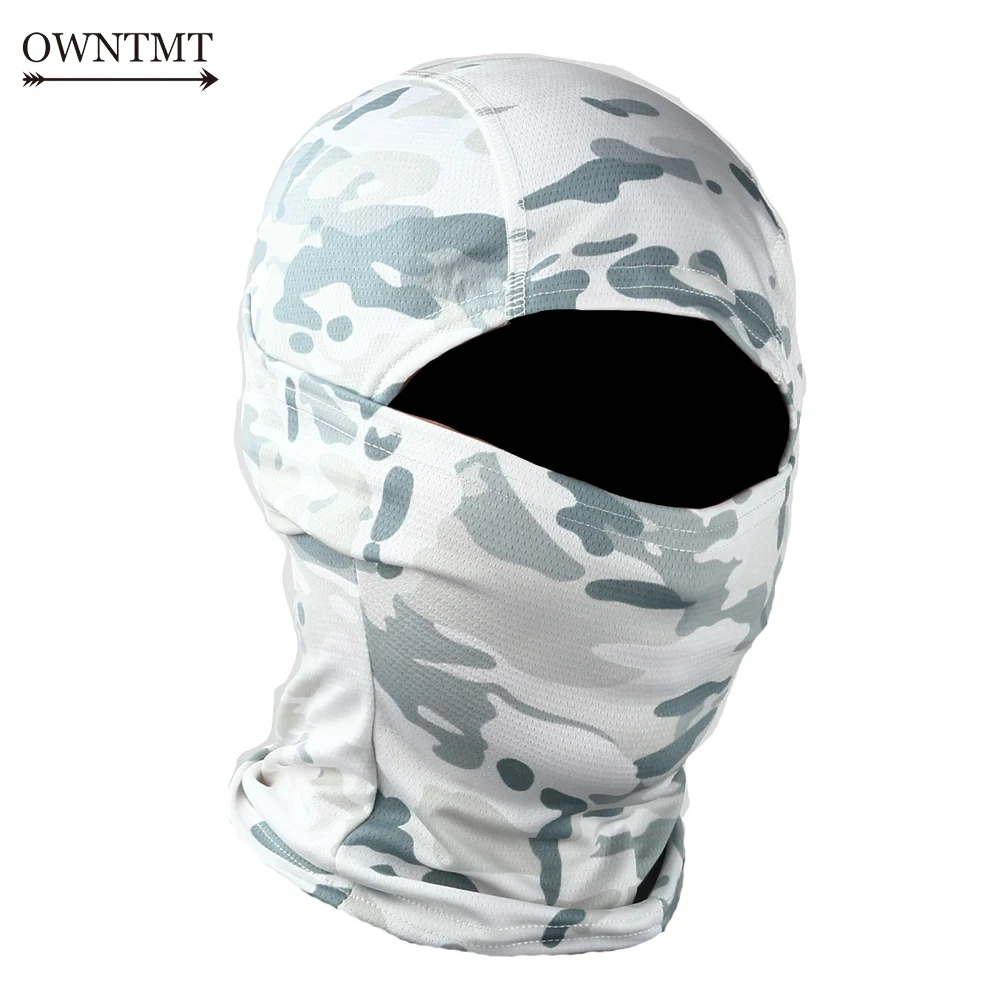 Multicam Balaclava Outdoor Camo Beanie Tactical Paintball Wargame Military Army Motorcycle Helmet Protection Full Face Mask | Аксессуары
