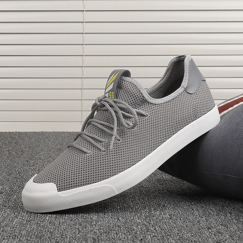 

Кеды мужские, легкие дышащие кроссовки, удобная повседневная обувь для ходьбы, плоская подошва