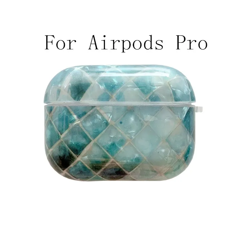 For Pro-9 Чехол для Apple Airpods с абстрактным мраморным узором, чехол для наушников, чехол для Air pods Pro, Роскошный чехол для наушников с раковиной, чехол для наушников s Funda - Цвет: For Pro-9