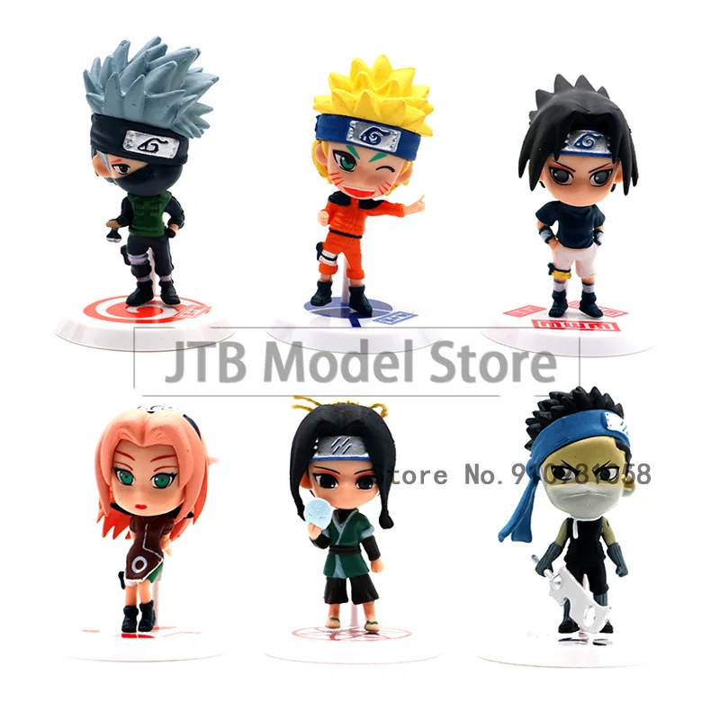 

Naruto Q Version Model Action Figure Anime PVC Statue Collection Toys Uchiha Itachi Desktop Decoration Car Doll Ornaments Gift