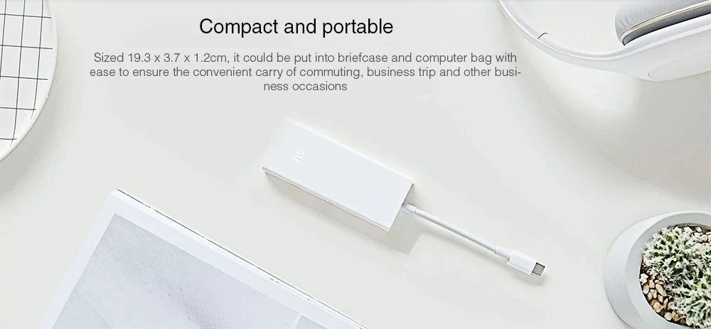 Xiaomi usb type-C к Mini DisplayPort адаптер 4K 60Hz USB-C к Mini DP3.0 конвертер быстрой зарядки для ноутбука Apple MacBook xiaomi