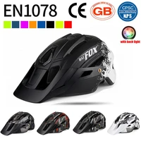 batfox 2022 new camouflage outdoor field mtb road bike cycling helmet men women bicycle helmet adult sport helmet with big visor