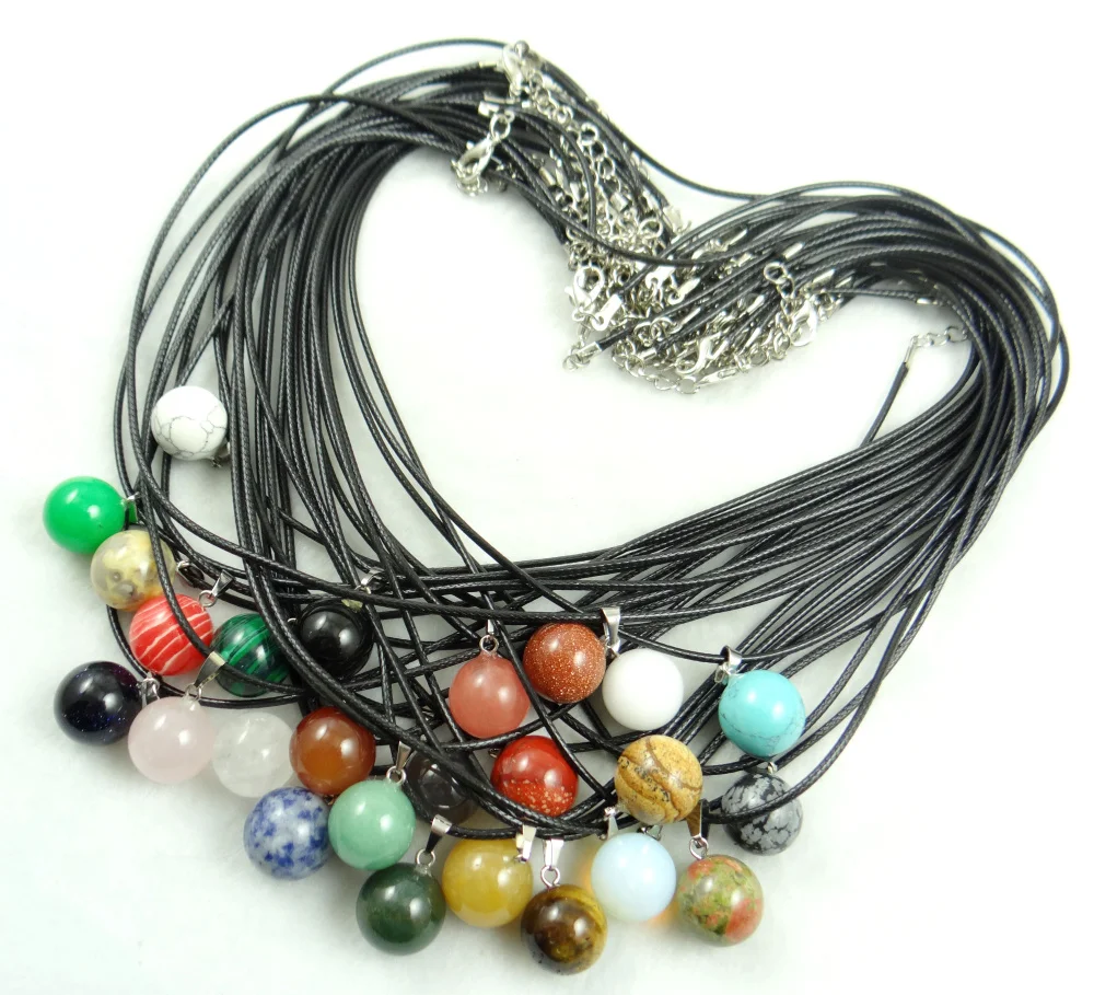 Из натурального камня бирюзы кварцевый кристалл опал тигровый глаз круглый