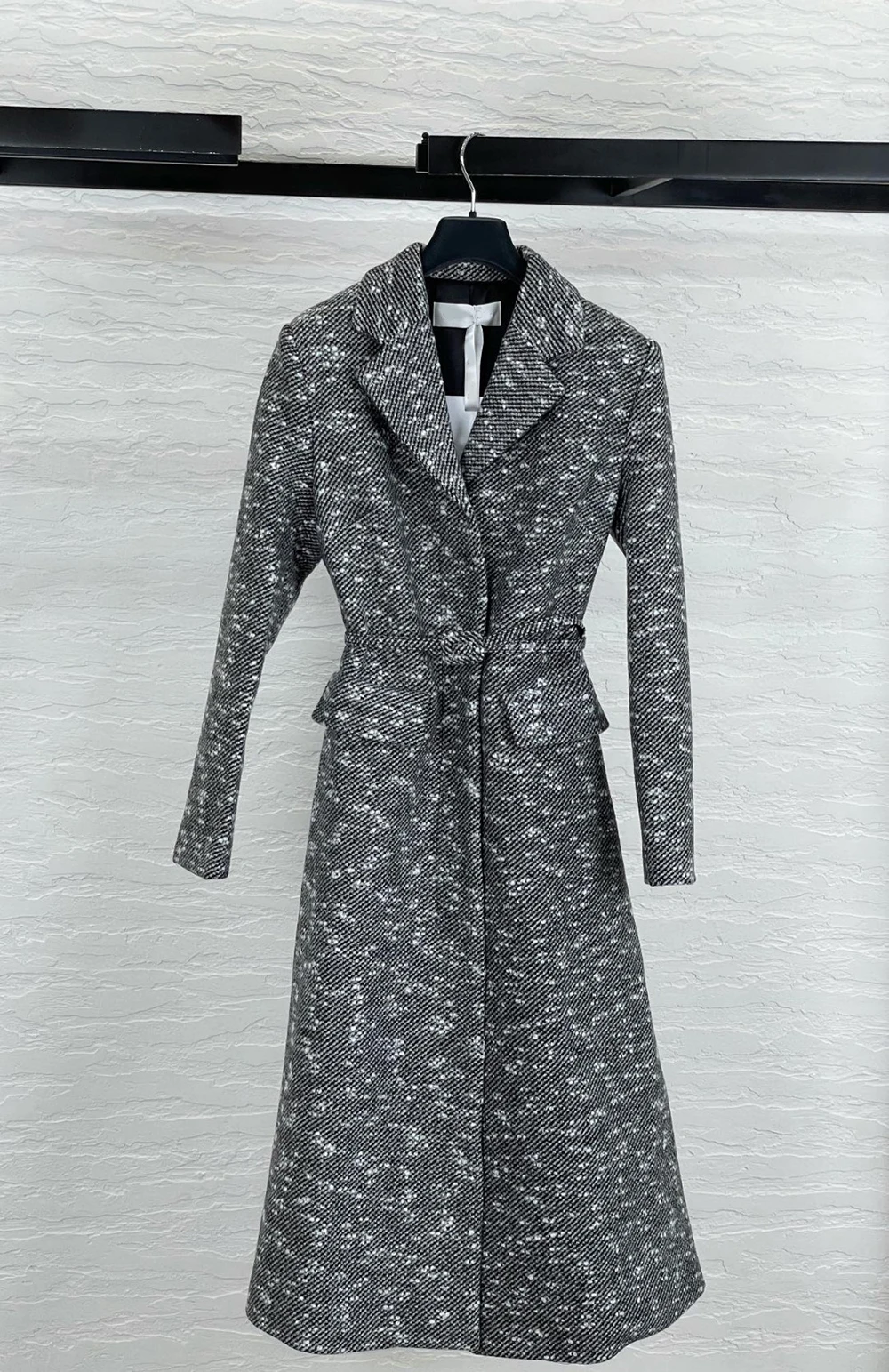 

2021 Autumn winter new tweed coat ladies high quality long coats
