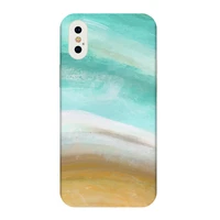 seaside scenery painting phone case for xiaomi redmi note 9 pro huawei p50 iphone 12 pro max 8 plus xs silicone phone back cover