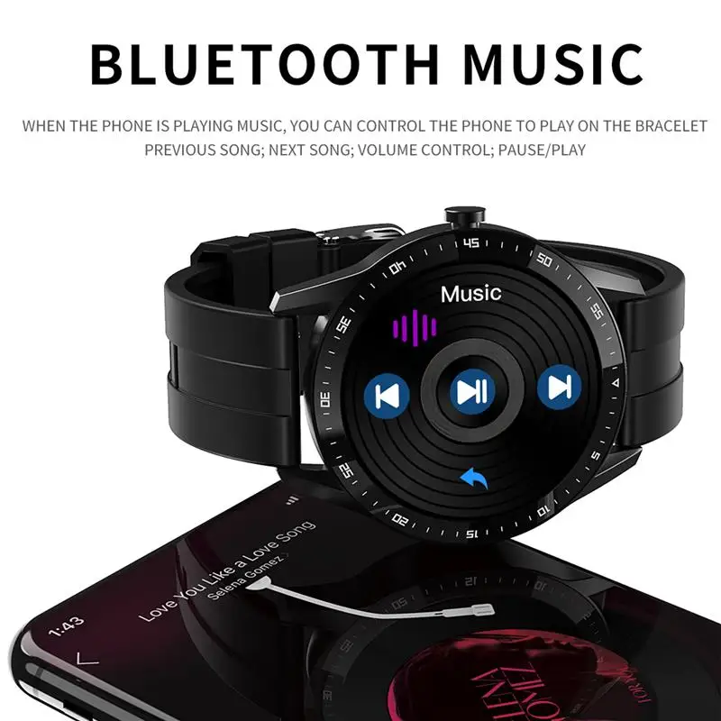 

S200 Smart Watch Thermometer Test Heart Rate Blood Pressure Monitor Weather Display Waterproof Smartwatch Men Women Gift Clock