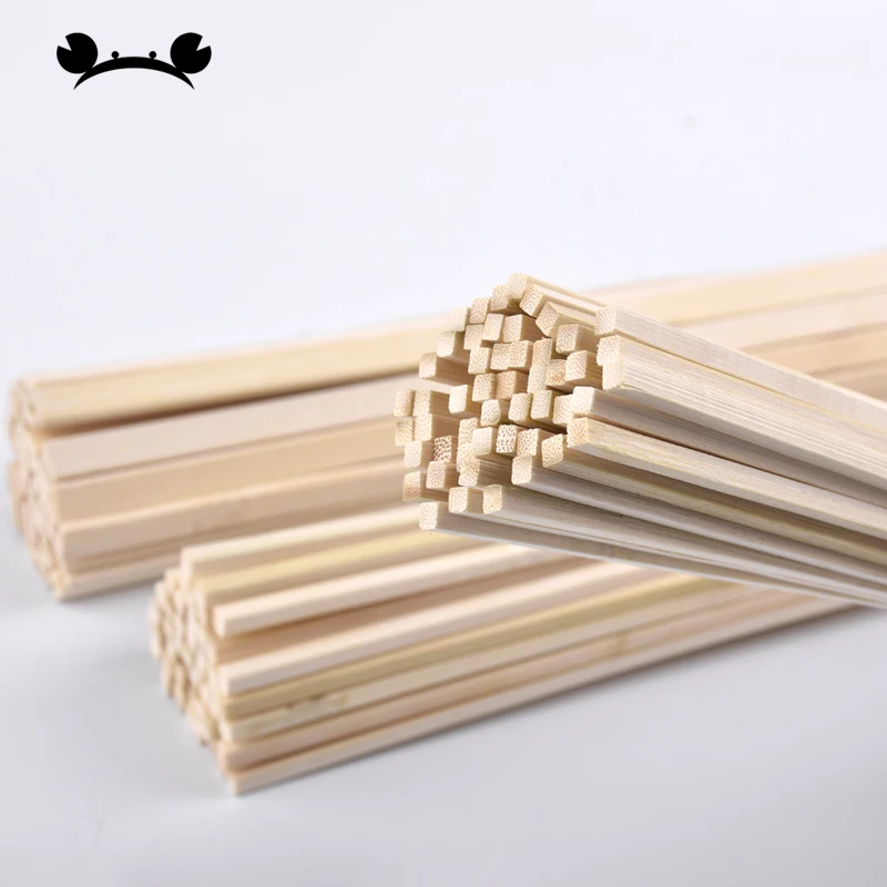 50 шт. 30 см Длинные DIY деревянная квадратная ручка стержни для DIY искусство ремесла инструмент для украшения дома