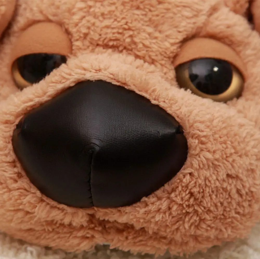 Зимние теплые домашние бесшумные тапочки shar pei милая собака новинка 2019 года