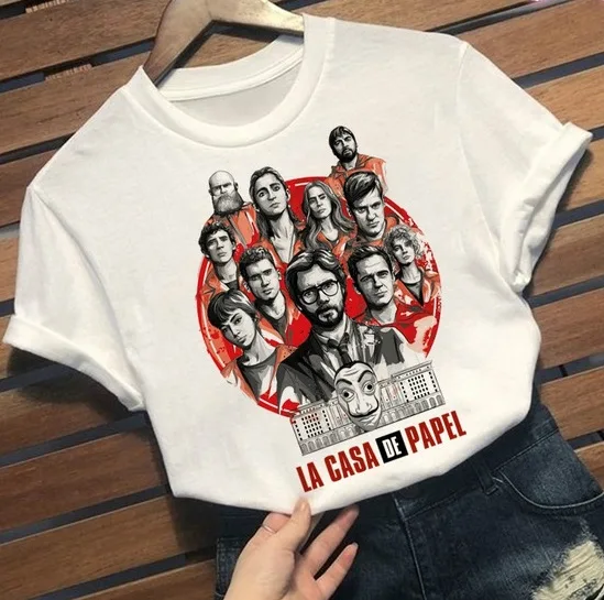 Женские футболки с надписью Nice Hello Funny Bella Ciao коротким рукавом из сериала | Женская