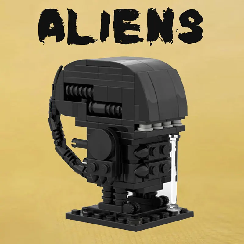

MOC Building Block Maker Movie Classic Figures Aliens Creative Assembly Model Children's Toy DIY Build Bricks Birthday Gift