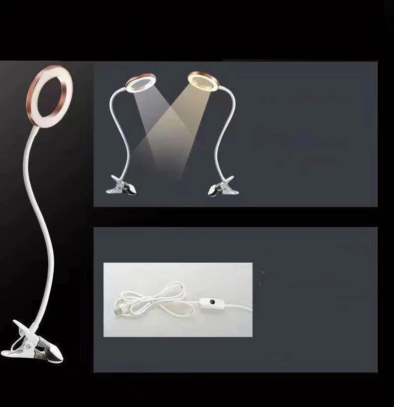 Makeup Illuminator Equipment Improved Tattoo Lamp With Clamp USB LED Cold Light Eyebrow Eyelash Extension Beauty Salon | Красота и