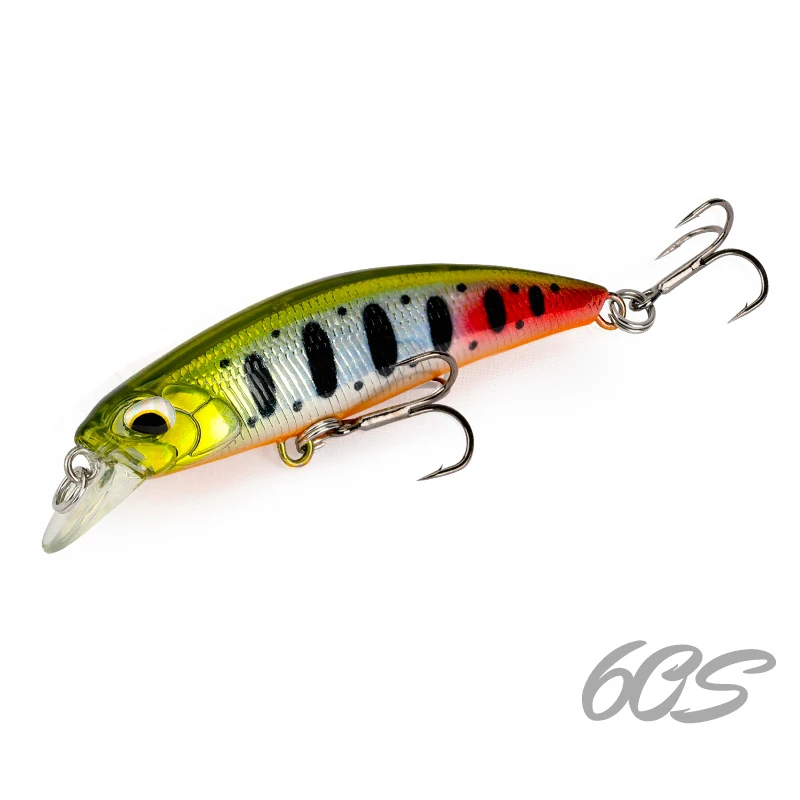 TSURINOYA New Fishing Lures Sinking Minnow 60S DW67 60mm 6.1g Bass Pike Mini Minnow Crank Wobbler Model Crank Hard Baits model