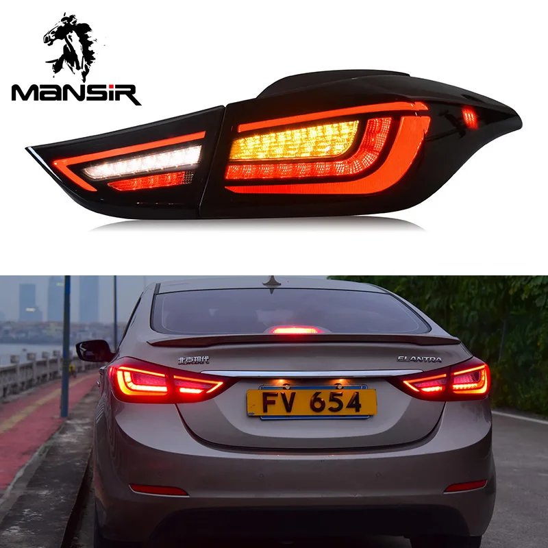 Автомобильный светодиодный задний фонарь для Hyundai Elantra 2011 2012 2013 2014 2015 ходовой