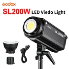 Светодиодный светильник Godox SL200W для фотостудии, 5600K, непрерывный светильник для видеосъемки, камеры DSLR 95 CRI +