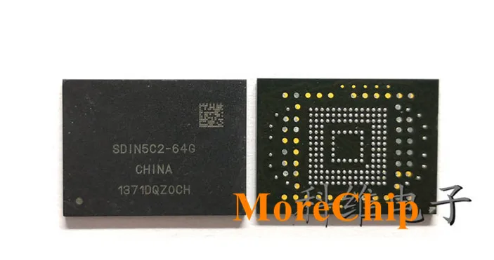 SDIN5C2-64G eMMC BGA169 NAND Flash IC 64GB чип памяти 4 41 Verison Soldered Ball | Контуры