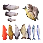 Подушка, плюшевая игрушечная кошка Мятная кошачья мята, игрушка для кошек, рыбы, игрушка для собак, котят, товары для домашних животных, Прямая поставка