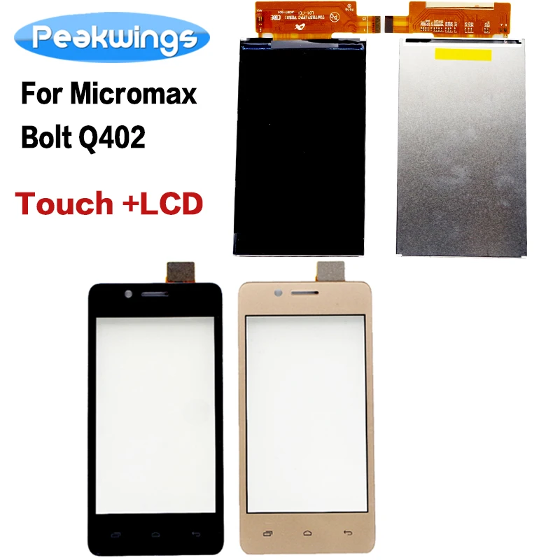 Сенсорный ЖК экран для Micromax Bolt Q402 Plus сенсорный с дисплеем Q402|touch alcatel|touch screen
