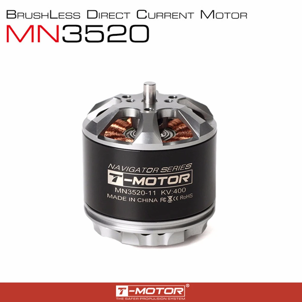 

T-Motor MN3520 400KV Outrunner Brushless Motor Special Design For Multicopter UAV RC Drones Copter Quadcopter